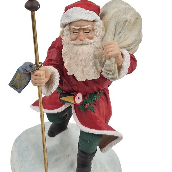 Hallmark Figurine Heirloom Santa Collection A Joyous Christmas 1990 Dutkin - Picture 9 of 10